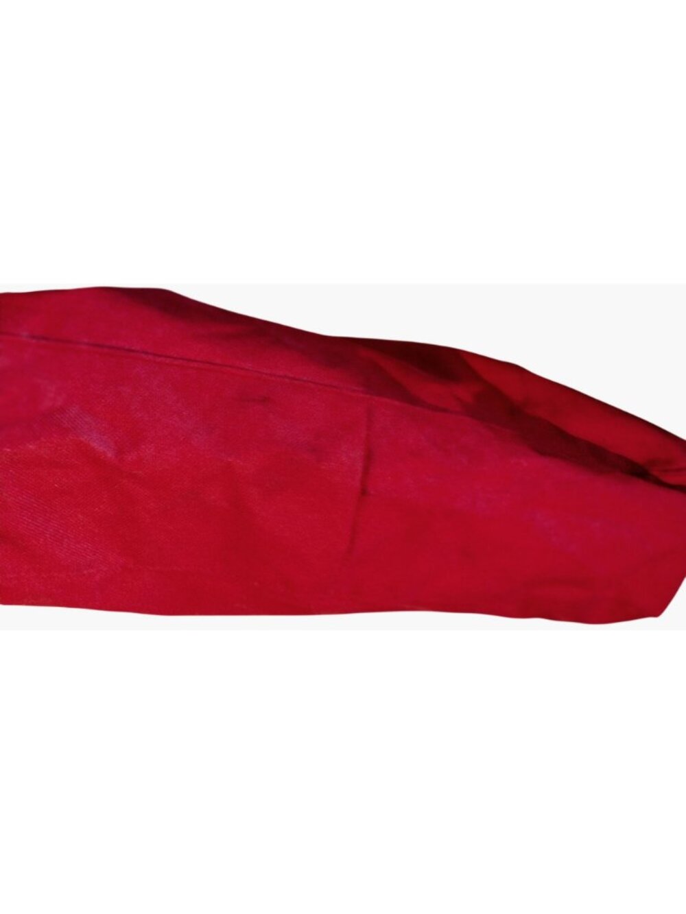 Red Canvas Drawstring Tote Bag Beachy Coastal - Picture 9 of 9